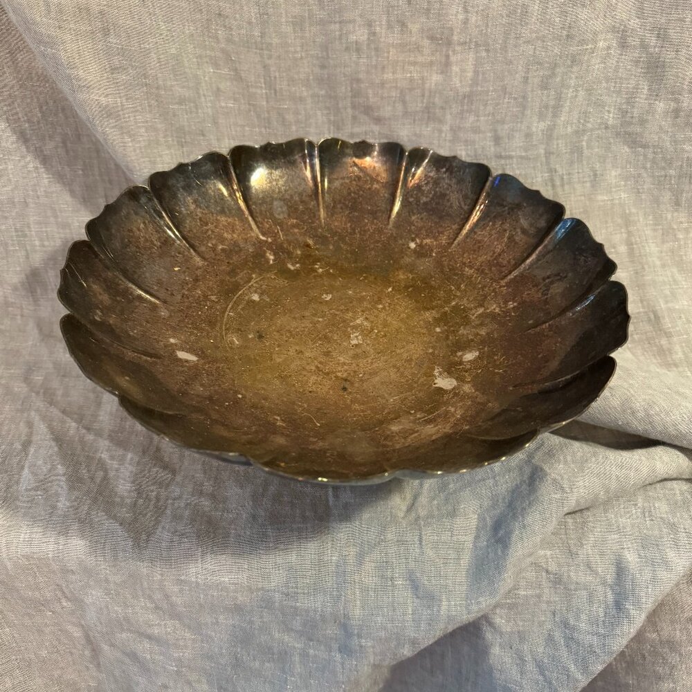 Sliver Bowl Fruit Bowl